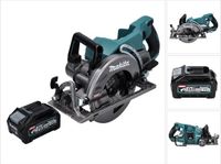 Makita RS 001 GM1 accu-handcirkelzaag 40 V max. 185 mm borstelloos + 1x accu 4,0 Ah - zonder oplader