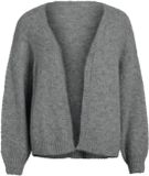 VILA VILAMPE OPEN L/S KNIT CARDIGAN-NOOS Dames Cardigan XXL Medium Grey Melange