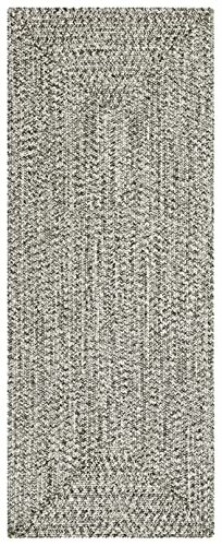 Northrugs Trenzado Indoor en outdoor tapijt, modern design, plat weefsel, loper, handgemaakte look voor balkon, terras, tuin, woonkamer, duurzaam, onderhoudsarm, melange, 80x200