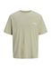 JACK & JONES Shirt 'JORHYERES' grasgroen / oranje / wit