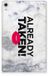 B2Ctelecom Lenovo Tab M10 Plus (3e generatie) Back Cover Siliconen Already Taken White