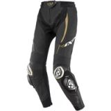 Ixon Vortex 3 PT L Zwart Wit Goud Dames Leren Motorbroek - Broek