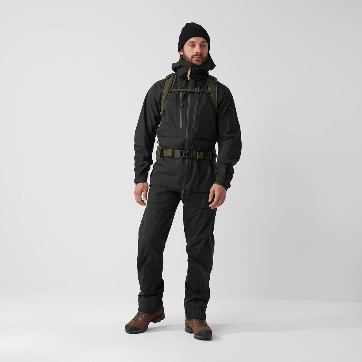 Fjällräven Keb Eco-Shell Heren Broek - Zwart - Maat S