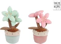 Take Me Home Pluche Plant Knuffel met Bloemen 24cm
