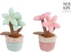 Take Me Home Pluche Plant Knuffel met Bloemen 24cm