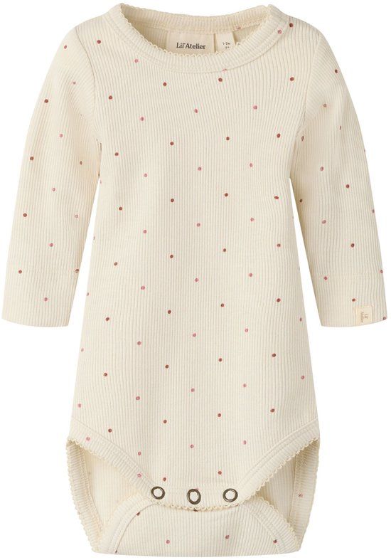 Lil' Atelier Baby Romper Lange mouwen Gebloemd Vrouwen Turtledove1 56