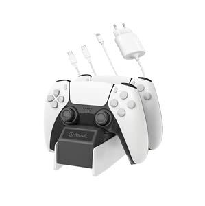 MUVITGAME MUVIT GAMING STATION DE CHARGE POUR MANETTE PLAYSTATION 5 + ADAPTATEUR