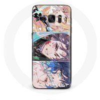 Maniacase Hoesje voor Samsung Galaxy S6 Tanjiro Inosuke en Zenitsu Demon Slayer Kimetsu no Yaiba Manga