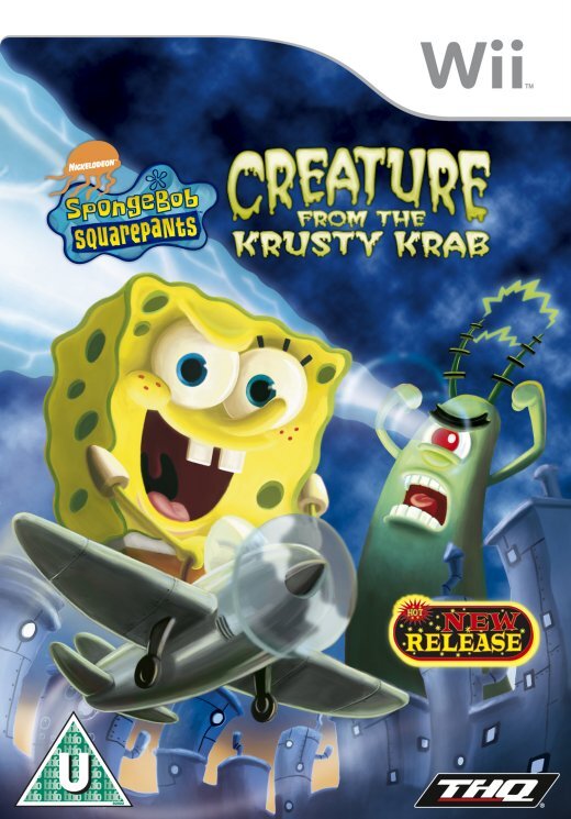 THQ Spongebob Creature from the Krusty Krab Nintendo Wii