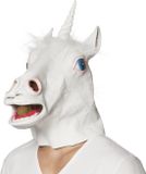 Boland - Latex masker Eenhoorn Snowy - Volwassenen - Eenhoorn - Dieren