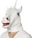 Boland - Latex masker Eenhoorn Snowy - Volwassenen - Eenhoorn - Dieren