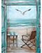 Icecat Peinture diamant 40x50 cm – Mouettes et transats de plage, à faire soi-même