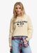 Superdry & Co Superdry Heritage Graphic Trui Dames Katoen Ecru/Navy Maat 12