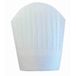 Garcia de Pou Chef's Hoeden Rond Top in Doos, 26 cm, Airlaid, Wit