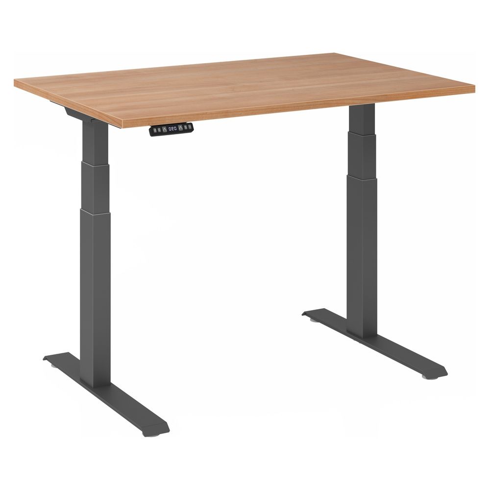 hjh OFFICE PRO Bureau | In Hoogte Verstelbaar | 120x80 | Xdkb 12 G