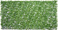Outsunny Kunsthaag Privacyscherm UV-beschermd 300 x 150 cm Groen