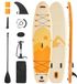 Latios Planche de Stand Up Paddle Gonflable - Set Paddleboard - 335,2 x 83,8 x 15,2 cm - Bleu