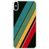 Apple iPhone X Grunge Verstevigd hoesje met sublimatie bedrukking