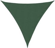 vidaXL Zonnescherm Driehoekig 6x6x6m Oxford Stof Donkergroen