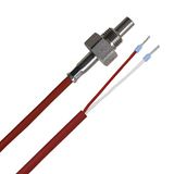 iOVEO 012EF02205 - PT1000 - inschroefsensor G1/8 inch roestvrij staal met 5 meter siliconen kabel