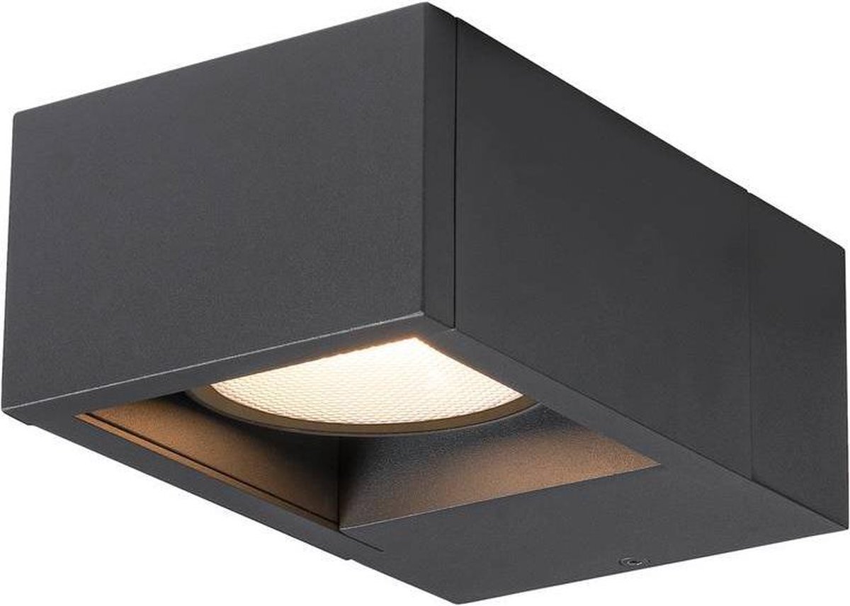 SLV buiten wandlamp Eskina Frame wl single - antraciet