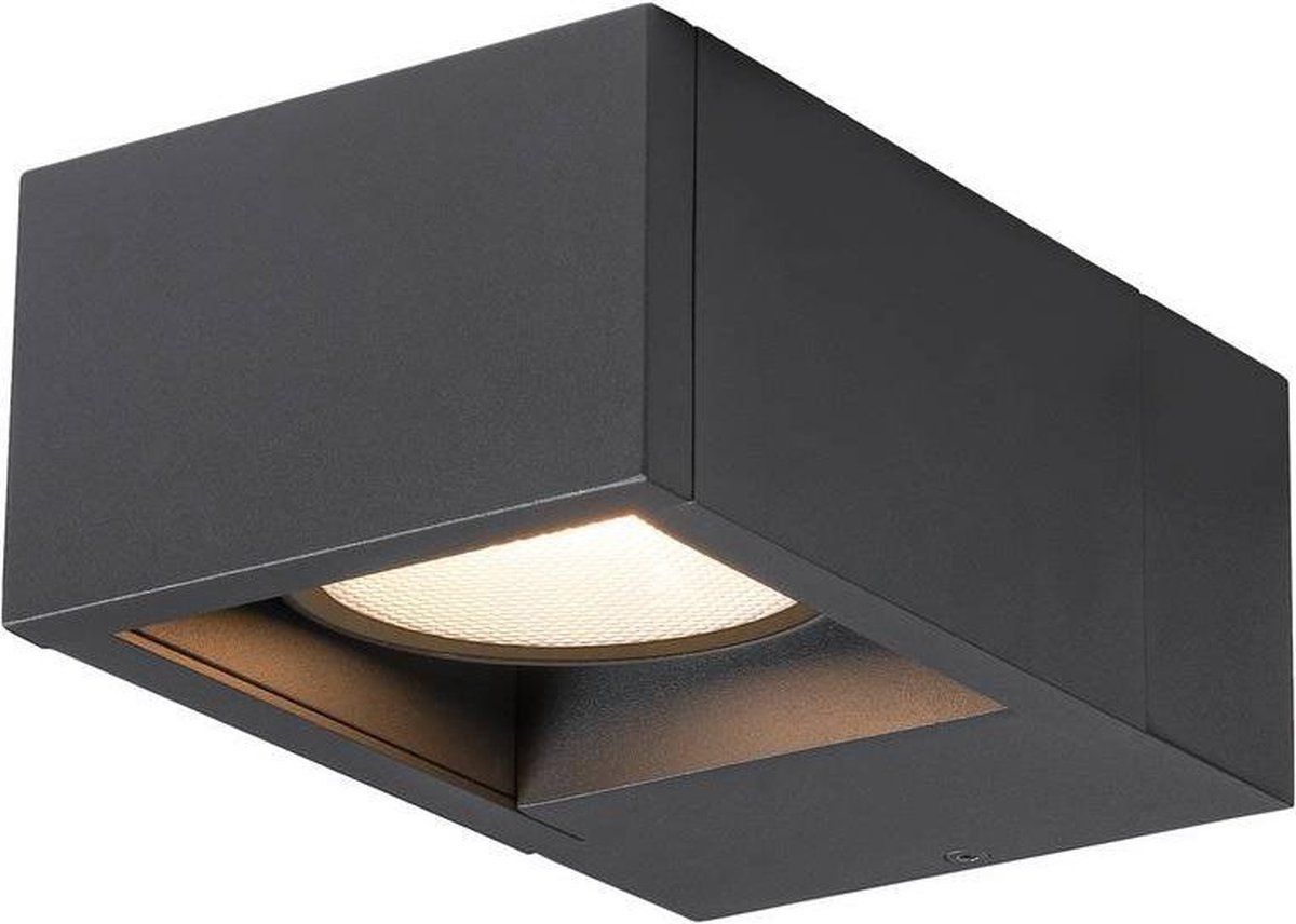 SLV Eskina Frame wl single - Buiten wandlamp - Antraciet - Aluminium - E27 - 4024163248976