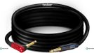 Tasker TSK1032-NP2X-SB-3 3 mètre 6.3mm TS jack câble guitare