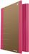 DONAU LIFE 2060001FSC-30 map met elastische band karton/kartongrammage 500 g/m2 met 3 kleppen DIN A4, roze