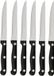 Secret de Gourmet Couteaux à steak/couteaux à viande - 12x pièces - Acier inoxydable - 22 cm