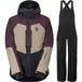 Scott Ultimate Dryo Ensemble de ski, homme, cocoa red/beige/noir