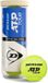 DUNLOP Tour Performance Tennisballen - Geel - 3 stuks