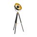 EGLO Covaleda Vloerlamp - Staande lamp - E27 - 1 lichts - 164 cm - driepoot - Zwart/Goud
