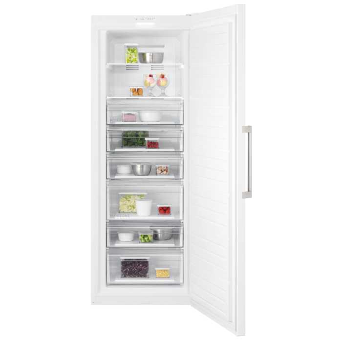 AEG OAG7M401DW Vrijstaande Vriezer - 191 cm - 406 liter - No Frost - D