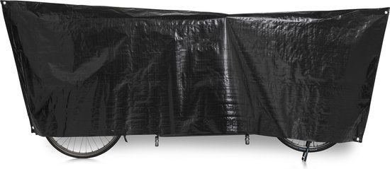 VK Fietsbeschermhoes TANDEM zwart - Maat 56 - Waterbestendig
