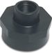 Deltafix verloopsok binnendraad pp zwart 1 1/4 inch naar 1 inch