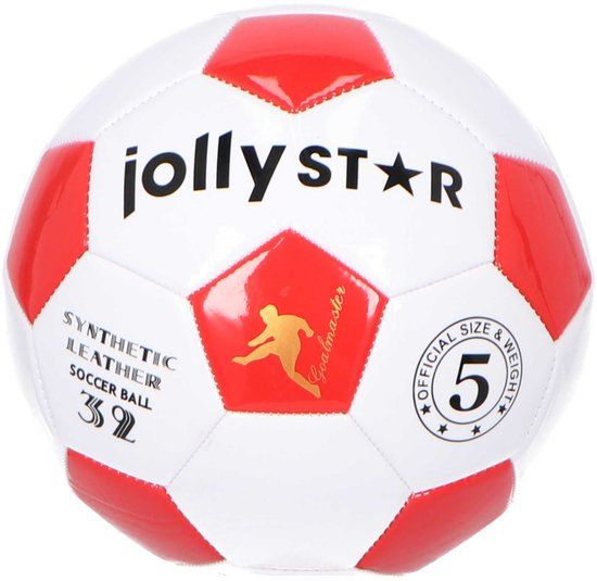 4KidsOnly Jolly Star Jollity Voetbal - Semi Pro Voetbal voor Kids - Oranje