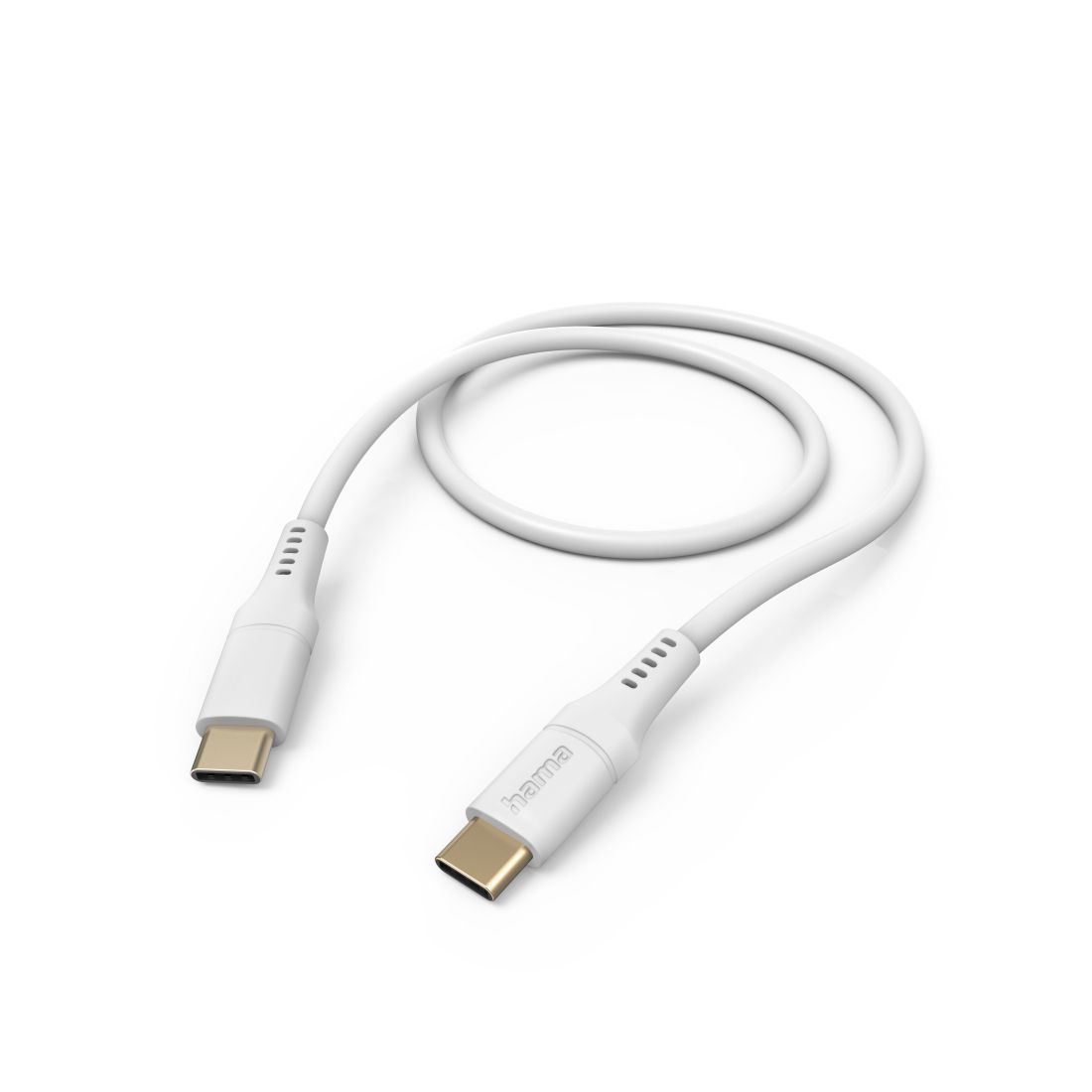Hama Flexible USB-kabel - USB 2.0 - USB C - 1.5 m - Wit