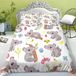 Koala Housse de couette 135 x 200 cm avec taies d'oreiller