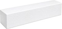 Bellatio Design Piepschuim baksteen vormen - 1x - 30 x 7,5 x 7,5 cm - styropor hobby / DIY vorm - basis knutselfiguren