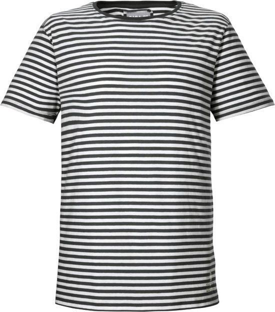 Giga by Killtec Heren Shirt - 41170 - Olive/Wit Streep - Maat XXL - Katoen - 2024