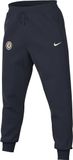 Nike Broek Chelsea Heren Sportswear Tech FLC Jgr Pant, Obsidian/Guava Ice, FN8486-451, S