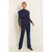 Claudia Sträter CLAUDIA BY CLAUDIA STRÄTER flared broek - donkerblauw