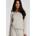 Hunkemöller Pyjama Top Thin Stripe Grijs