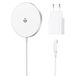 RoRoSkin Mag Safe iPhone-oplader met USB-C-adapter, 20 W, draadloos inductief laadstation voor iPhone 17e/17/16/15/14/13/12 Pro Max/Air/Plus/Pro, draadloze snellader