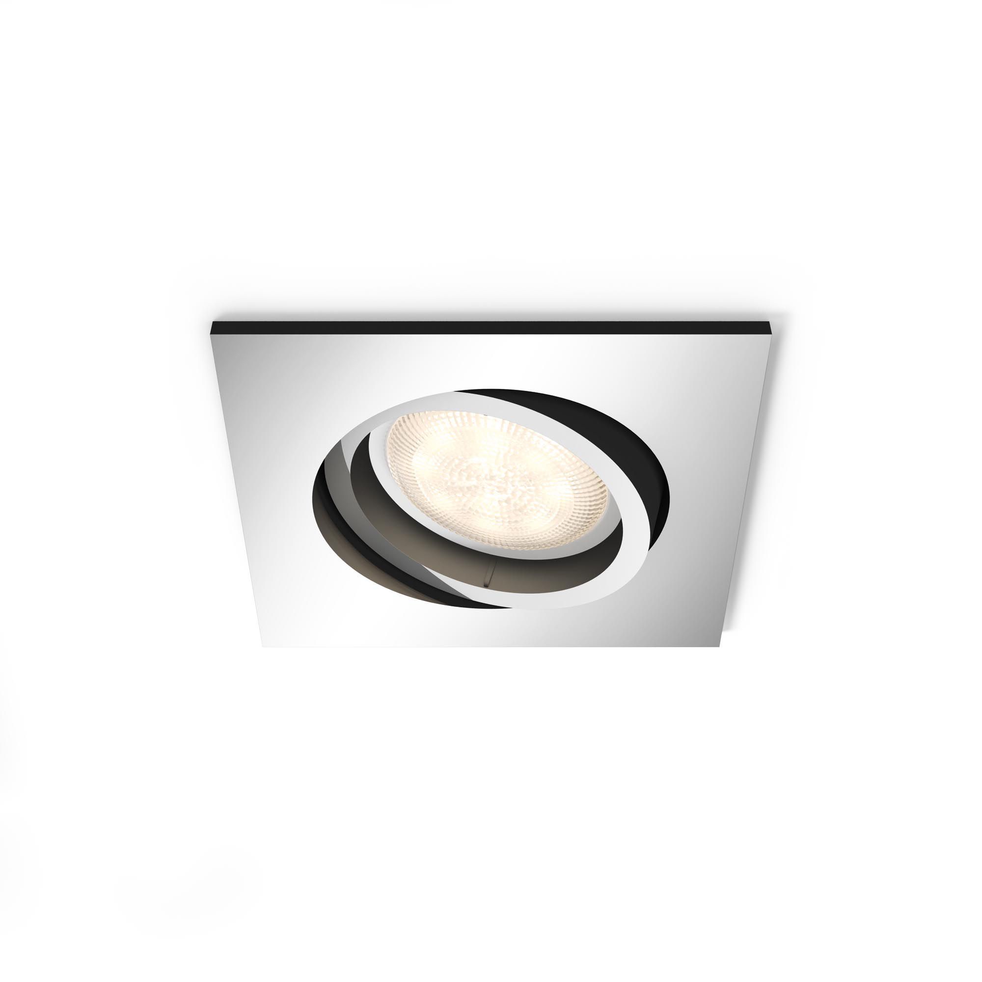 Philips myLiving SHELLBARK LED Recessed spot light - 500 lumen - Chrome