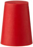 neoLab 1-1017 rubberen stops, 24 mm x 18 mm, 30 mm hoog, rood (verpakking van 10 stuks)
