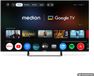 MEDION TV 4K 125,7 cm (50 pouces) - MD 850401 | Dolby Vision HDR, Prime Video, Disney+, compatible Google TV, PVR, Bluetooth