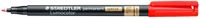 STAEDTLER Lumocolor permanent special S. rood