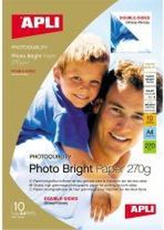 Agipa Photo Bright Double Side A4 Fotopapier Wit 270 g/m² 10 vel