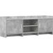 Maison Exclusive - Meuble TV, dimensions 130 x 33 x 47 cm, coloris gris béton, matériau : bois composite